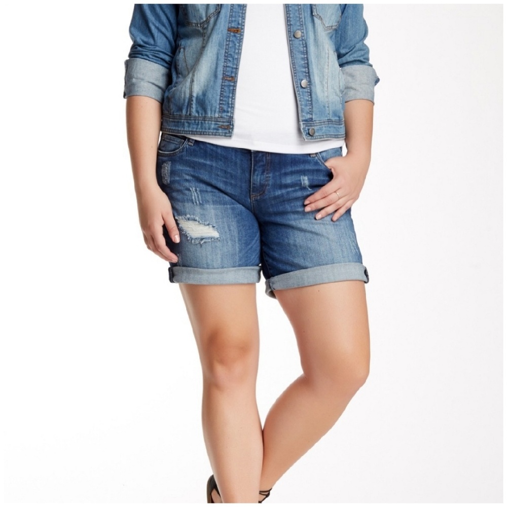 KUT FROM THE KLOTH  DISTRESSED SHORTS